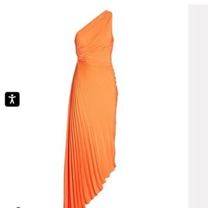 A.L.C Delfina One Shoulder Maxi Dress